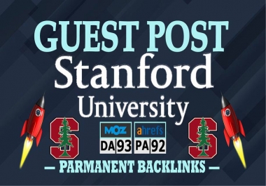 Edu Guest Post on stanford.edu- DA93 with Dofollow Link