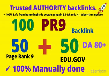 limited time offer -CREATE WEB2.O DA80+100 Backlinks 50 PR9+50 EDU High Quality SEO Permanent Links