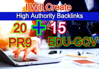I Will Create High Authority Backlinks 20 PR9 And 15 EDU-Gov Profile Links