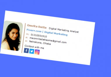 I will do creat email signature