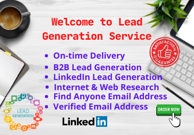 Get B2B lead generation,  web research and email list building for your business