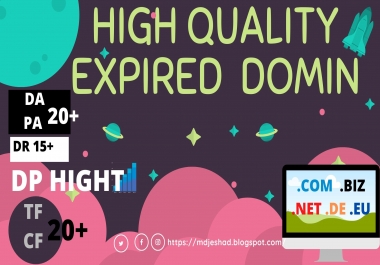 I will find guaranteed niche related high quality expired domain