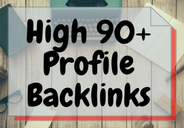 I Will do 60 high-quality profile creation backlinks with high DA
