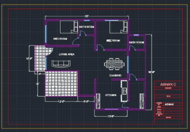 I will draw floor plans from AUTO CAD