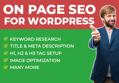 i will do advance onsite or onpage seo for wordpress website