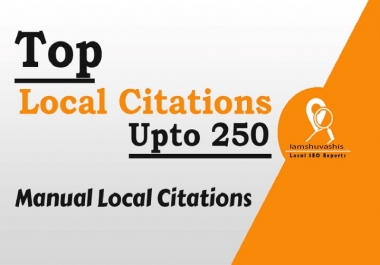 I will create 300 USA local citations and business directories