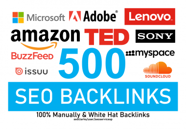 500 Manually Do Top Quality SEO Backlinks For Google 1st Page Ranking