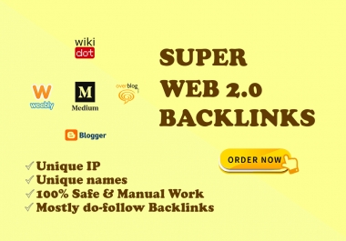 Web 2.0 backlinks for boost google rank