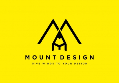 I will create a flat minimalist logo design