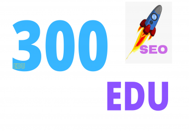 Buy 3 free 1 limited time offer 300 EDU backlinks for your website