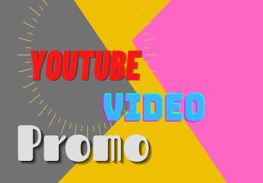 HQ youTube video Promotion with Safe Audience fully Organic
