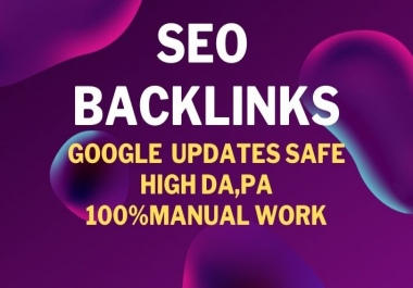 Best quality SEO Backlinks for your webside
