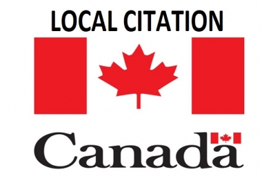 I will do top 100 Live Canada Local Citation or Local SEO