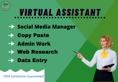 I will be your virtual assistant,  helper and fast data entry,  listing for your business