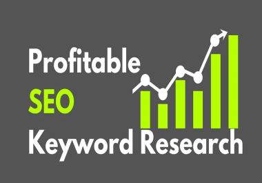 I will do profitable SEO keyword research that ranks