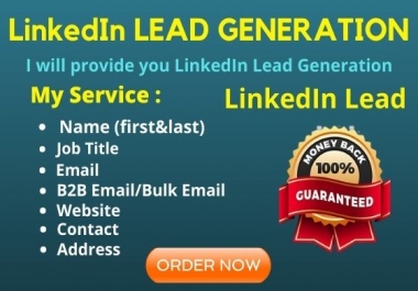 I will provide you LinkedIn Lead Generation