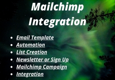 I will design mailchimp email template and newsletter