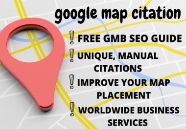 I will create 5000 google map citations