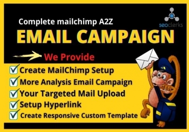 Complete MailChimp A2Z Email Campaign