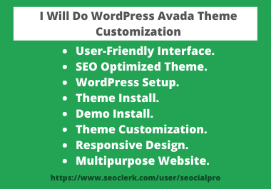 I Can Do WordPress Avada Theme Customization
