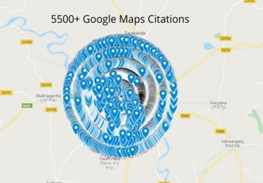 I will create 12,000 Google maps citations for Google ranking