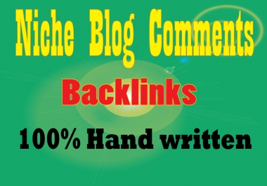 I will manually provide 50 niche blog comments backlinks