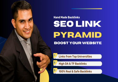 Skyrocket Your Google Rankings with Manual SEO Link Pyramid 3 Level of Backlinks Strategy