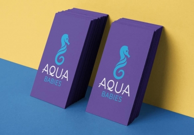 Graphic Design Sample for the blue aqua babies,  which can be used various different uses such.