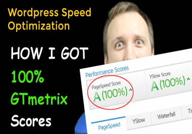 I will do super fast wordpress speed optimization with free CDN