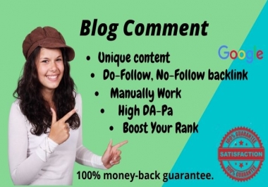 I will create blog comments or backlinks on related website