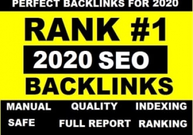 I Will Build DA80+All 40 Powerful High Authority Manual SEO Backlinks