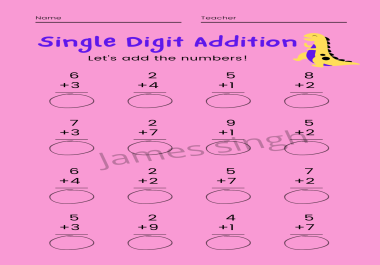 I will create children worksheet