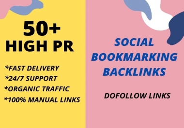 I Will Do Manually 50 Social Bookmarking Backlinks