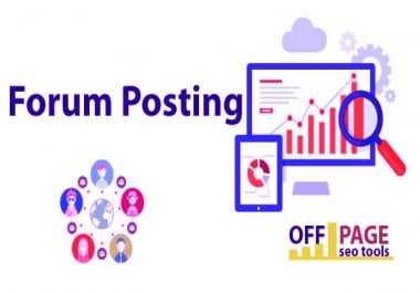 I Will Create 25 Forum Posting Backlinks Manually