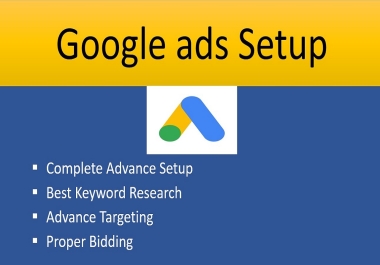 I will set up,  optimize google ads,  Google PPC,  Google AdWords,  PPC campaigns