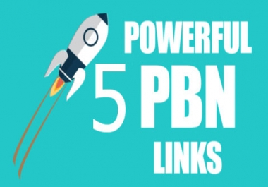 Provide 5 Homepage DA,  PA 20+ PBN Backlinks