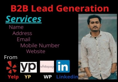 I will do b2b lead generation targeted email list, Web Scraping and Internet Research, 60 Leads