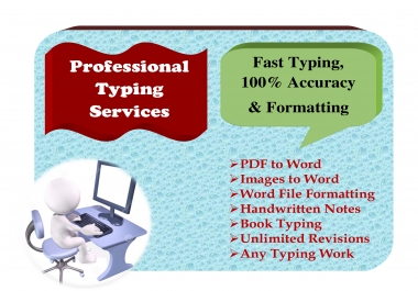 I will professionally do ms word,  excel data entry,  data mining