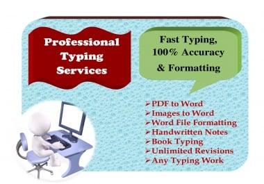 I will professionally do ms word,  excel data entry,  data mining