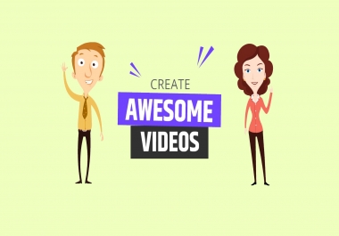 Create animated video for your product promotion