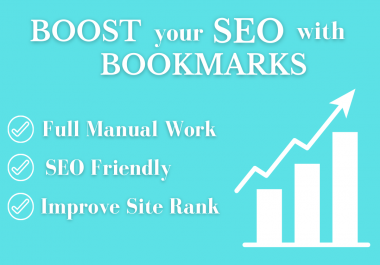 I will manually build 100 social bookmarks submissions