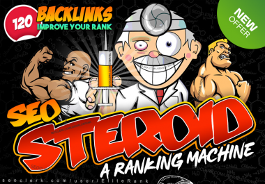 120 STEROID SEO backlinks improve your google ranking manually