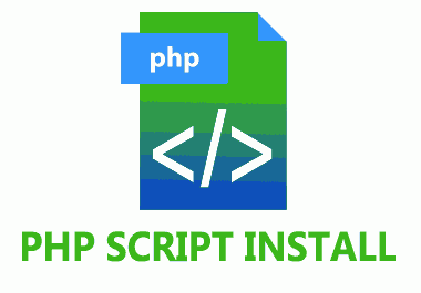 Advanced PHP script installation service within 48 hour