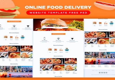 Food order system online - custom php website