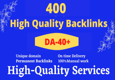 I will create 400 high authority backlinks for ranking your site