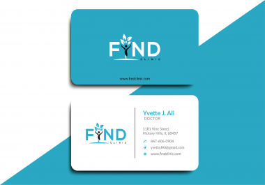 I will create modern business card design within 6 hours
