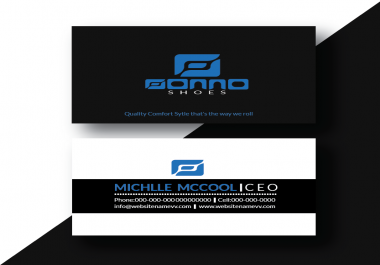 I will make minimalistic Business card design