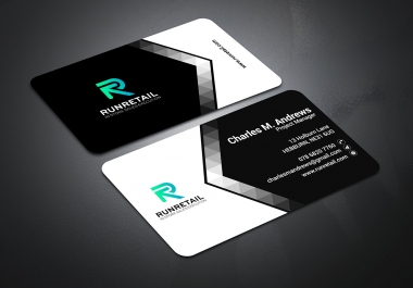 I will do minimalist and modern business card design