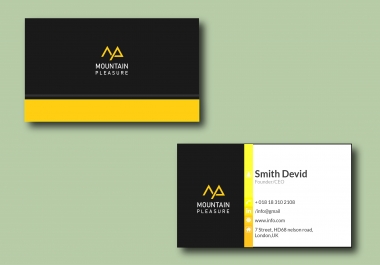I will design outstanding minimalist business card