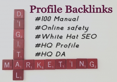 I Will Create 80 Top Quality SEO Profile Backlinks